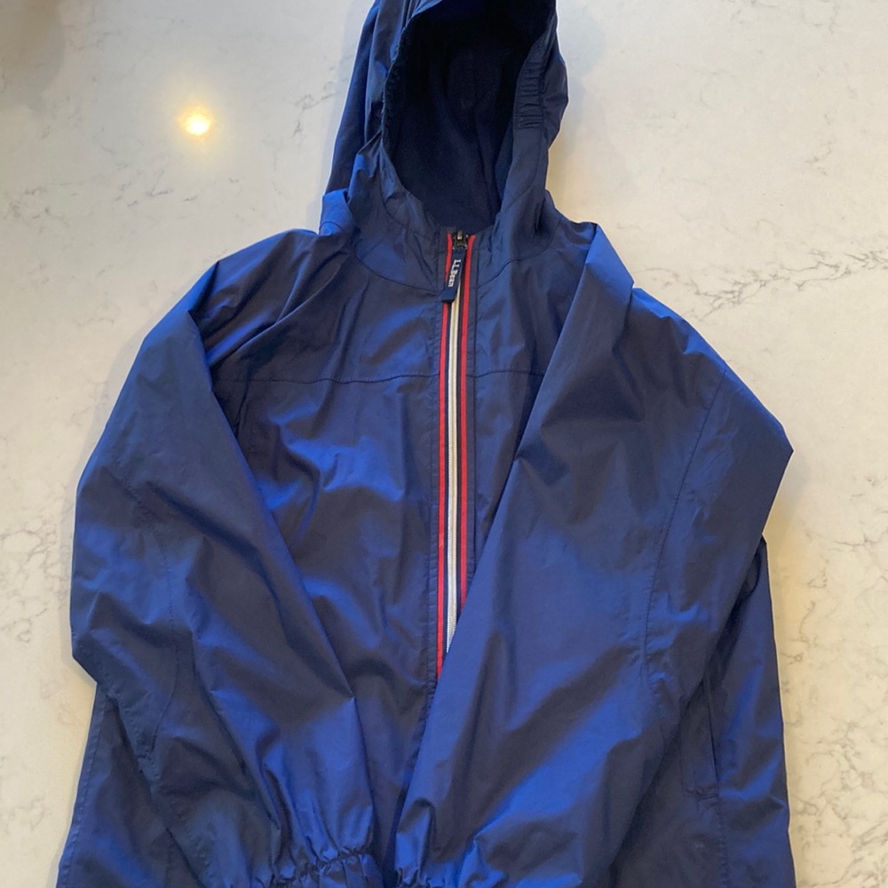 L.L. Bean boys size 10 rain coat